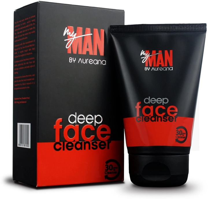 AUREANA MY MAN DEEP FACE CLEANSER- 100ML