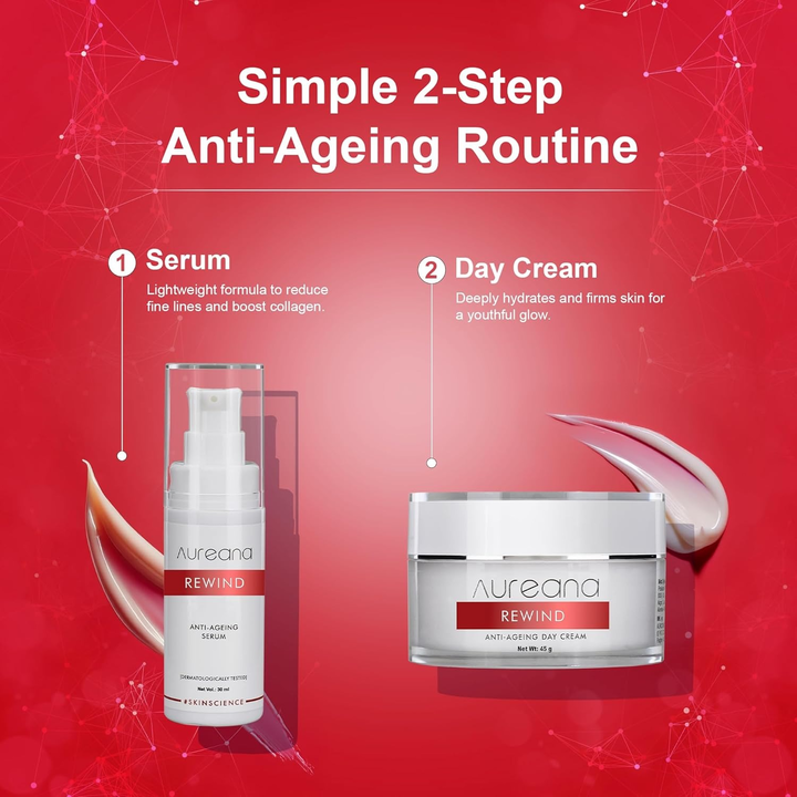 AUREANA REWIND ANTI AGEING SERUM 401- 30ML
