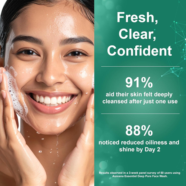 AUREANA DEEP PORE FACE WASH ESSENTIEL 101-50ML