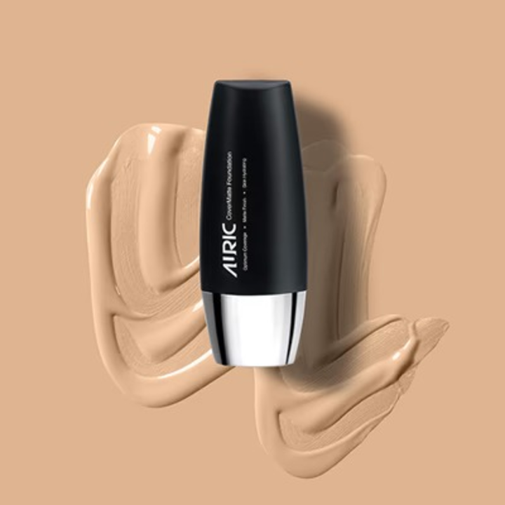 AURIC COVER MATTE FOUNDATION LIGHT TAN 1104- 30ML