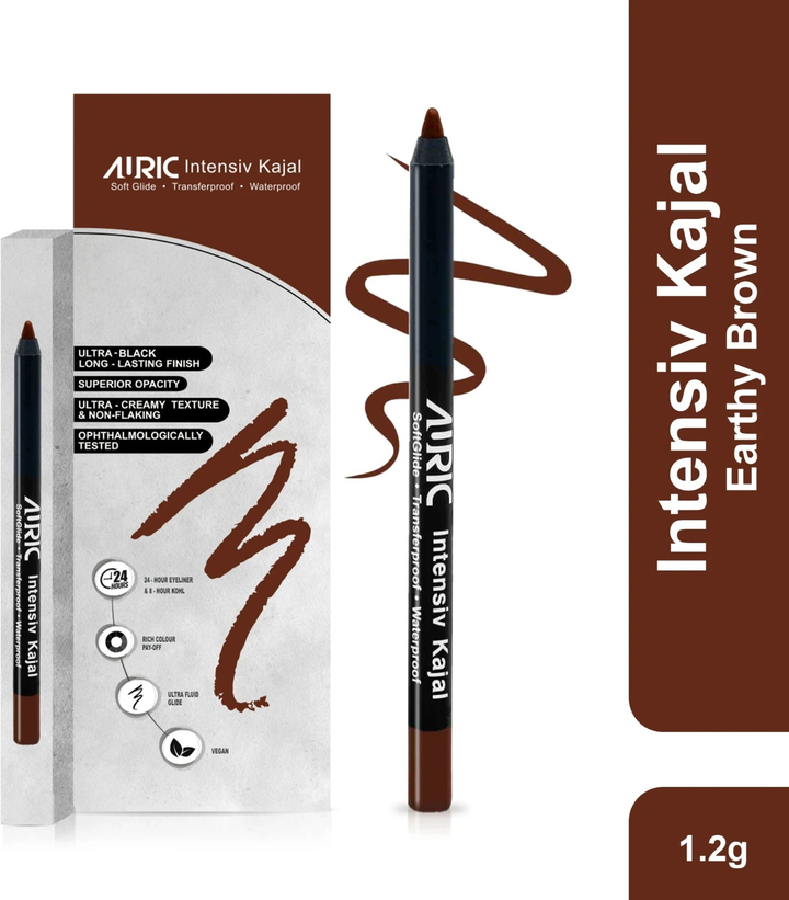 AURIC INTENSIV KAJAL EARTHY BROWN-1.2GM