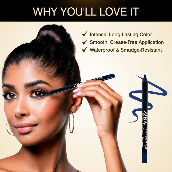 AURIC INTENSIVE KAJAL MIDNIGHT BLUE- 1.2GM