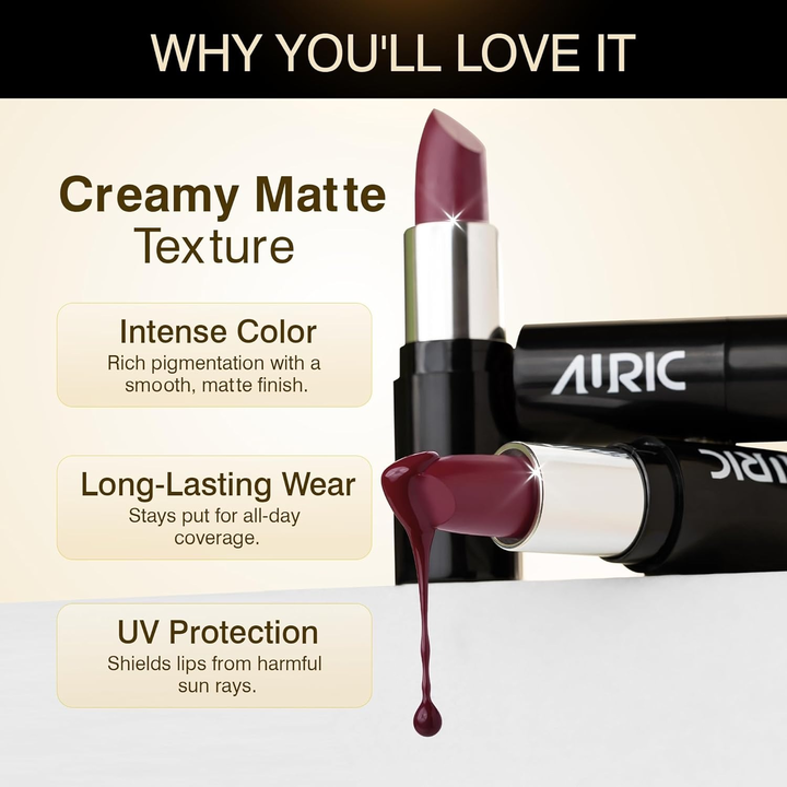 AURIC MATTERICH LIPSTICK PLUM DROP 3706N
