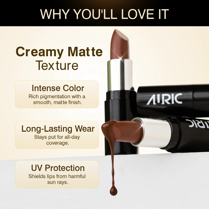 AURIC MATTERICH LIPSTICK SPICED ALMOND 3707N