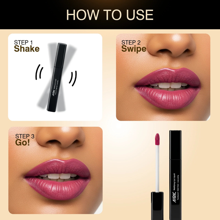 AURIC MATTIFYING LIP LIQUID BUBBLEGUM BLISS 3315