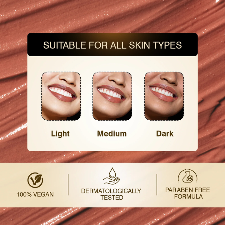 AURIC MATTIFYING LIQUID LIPSTICK CARAMEL PUNCH 3311- 4ML