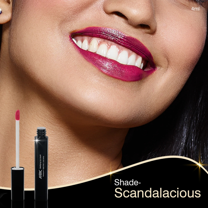 AURIC MATTIFYING LIQUID LIPSTICK SCANDALACIOUS 3301- 4ML