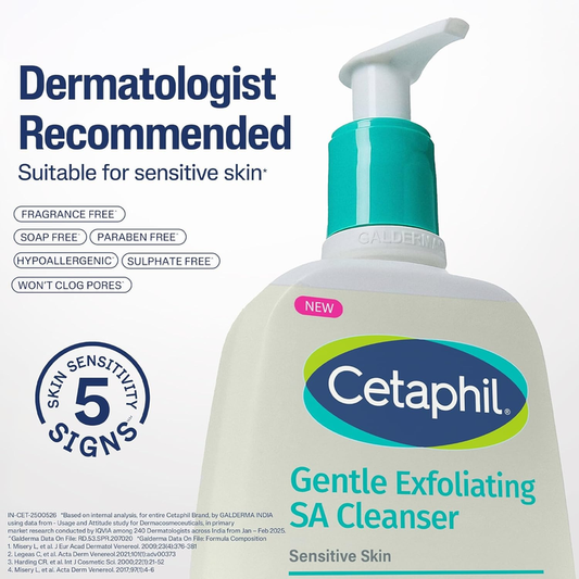 CETAPHIL GENTLE EXFOLIATING SALICYLIC ACID CLEANSER 236ML