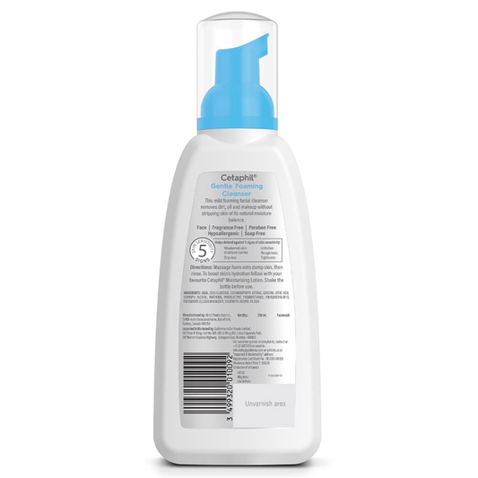cetaphil gentle foaming cleanser 236 ml