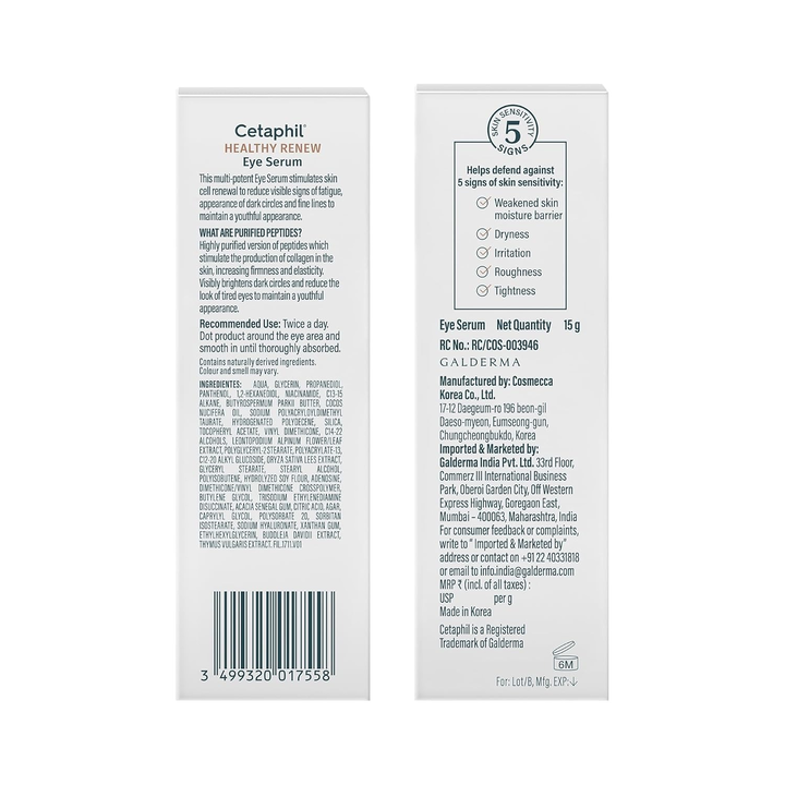 CETAPHIL HEALTHY RENEW FACIAL SERUM 15ML