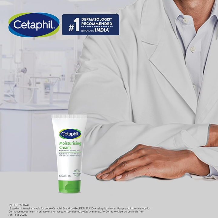CETAPHIL MOISTURISING CREAM DRY TO NORMAL SENSITIVE SKIN- 80 GM