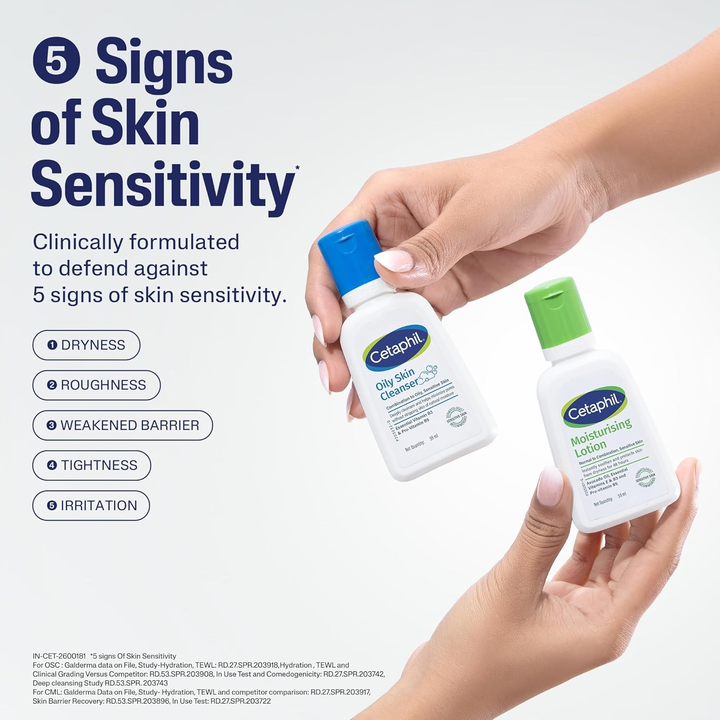 CETAPHIL OIL CONTROL TRAVEL PACK CLEANSER AND HYDRATING LOTION