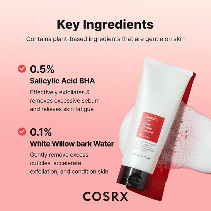 COSRX SALICYLIC ACID DAILY GENTLE CLEANSER 150 ML