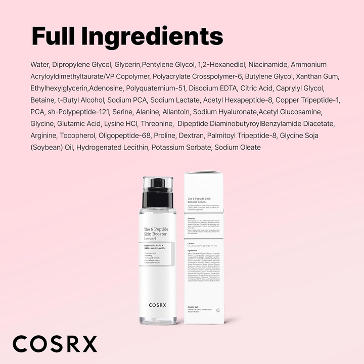 COSRX THE 6 PEPTIDE SKIN BOOSTER SERUM 150 ML