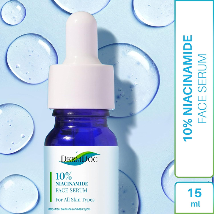 DERMDOC 10% NIACINAMIDE FACE SERUM- 15 ML