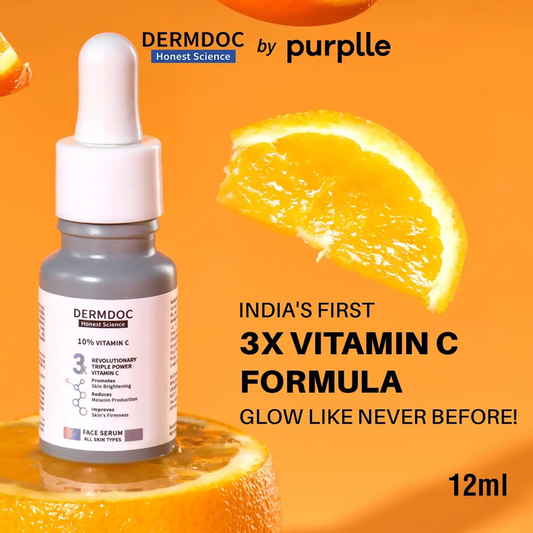 DERMDOC 10% VITAMIN C REVOLUTIONARY TRIPLE POWER SERUM12ML