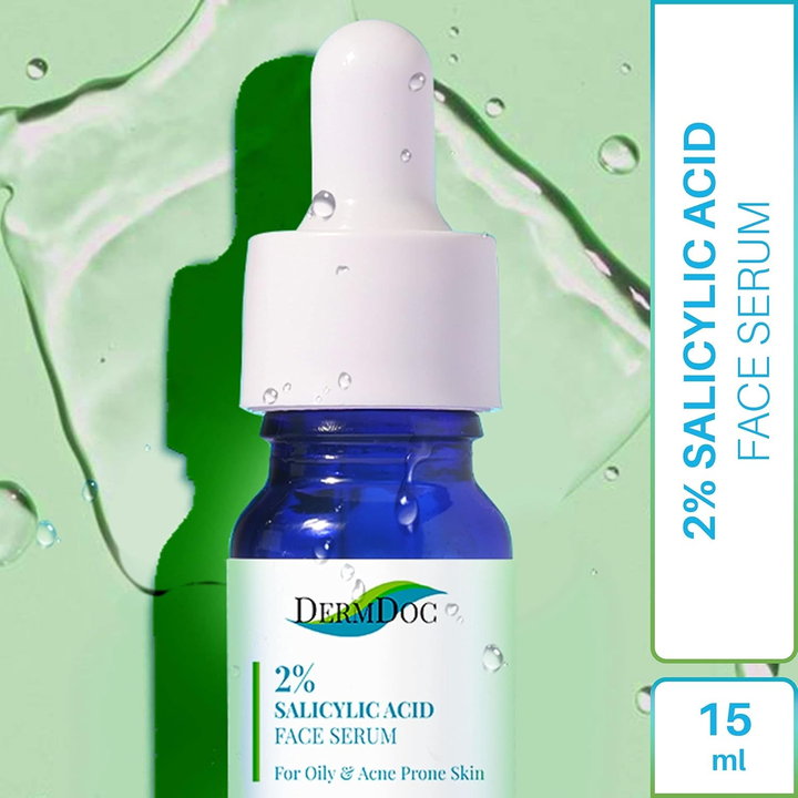 DERMDOC 2% SALICYLIC ACID FACE SERUM 15 ML