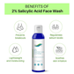 DERMDOC 2% SALICYLIC ACID FACE WASH- 120ML