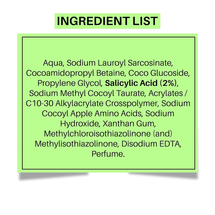 DERMDOC 2% SALICYLIC ACID FACE WASH- 120ML