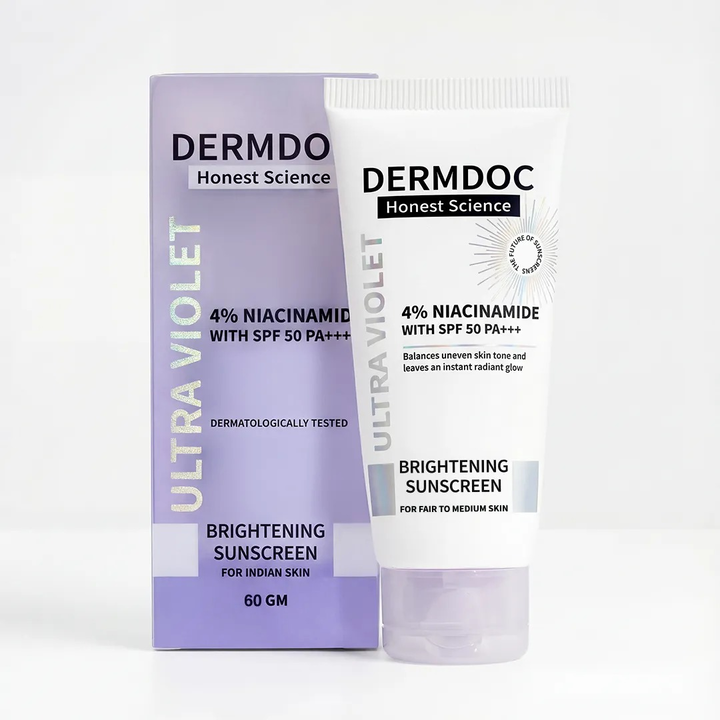 DERMDOC 4% NIACINAMIDE SUNSCREEN 50 - 60GM