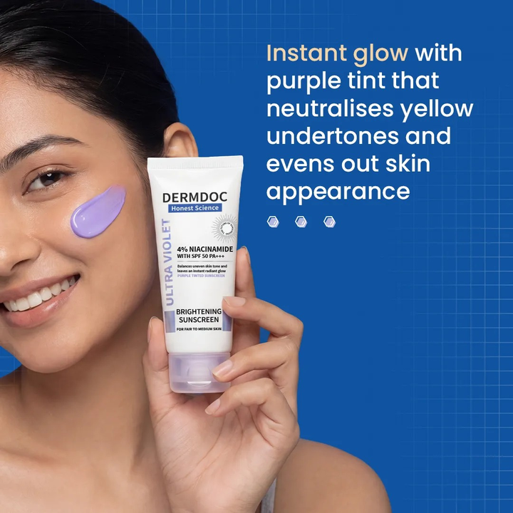 DERMDOC 4% NIACINAMIDE SUNSCREEN 50 - 60GM