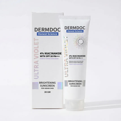 DERMDOC ULTRA VIOLET BRIGHTENING SUNSCREEN 30G