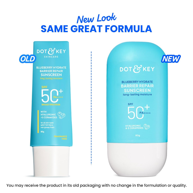 DOT & KEY BLUEBERRY HYDRATE BARRIER REPAIR SUNSCREEN - 80 GM