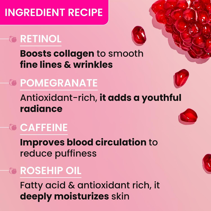 DOT&KEY POMGRANATE YOUTH RETINOL+CAFFEIN EYE CREAM