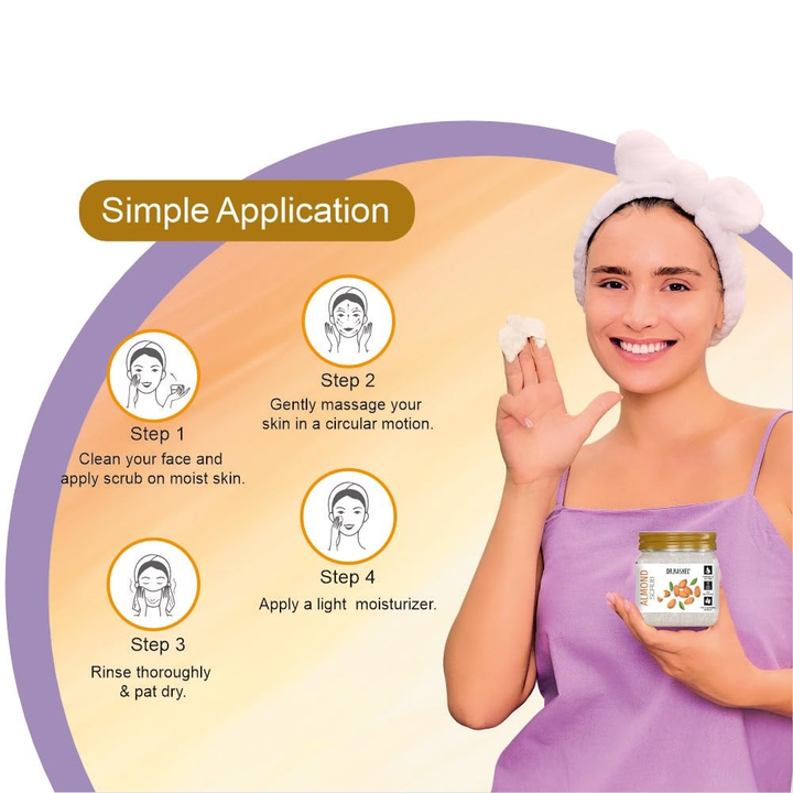 DR.RASHEL ALMOND FACE AND BODY SCRUB-380 ML
