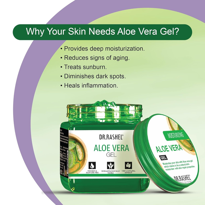 DR.RASHEL ALOE VERA FACE AND BODY GEL- 380 ML