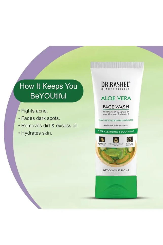 DR. RASHEL ALOE VERA FACE WASH -100/ML