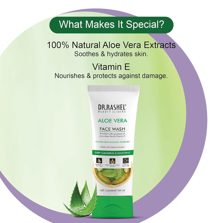 DR. RASHEL ALOE VERA FACE WASH -100/ML