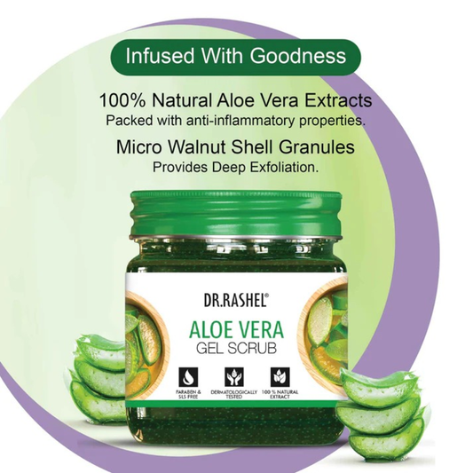 DR.RASHEL ALOE VERA FACE & BODY GEL SCRUB