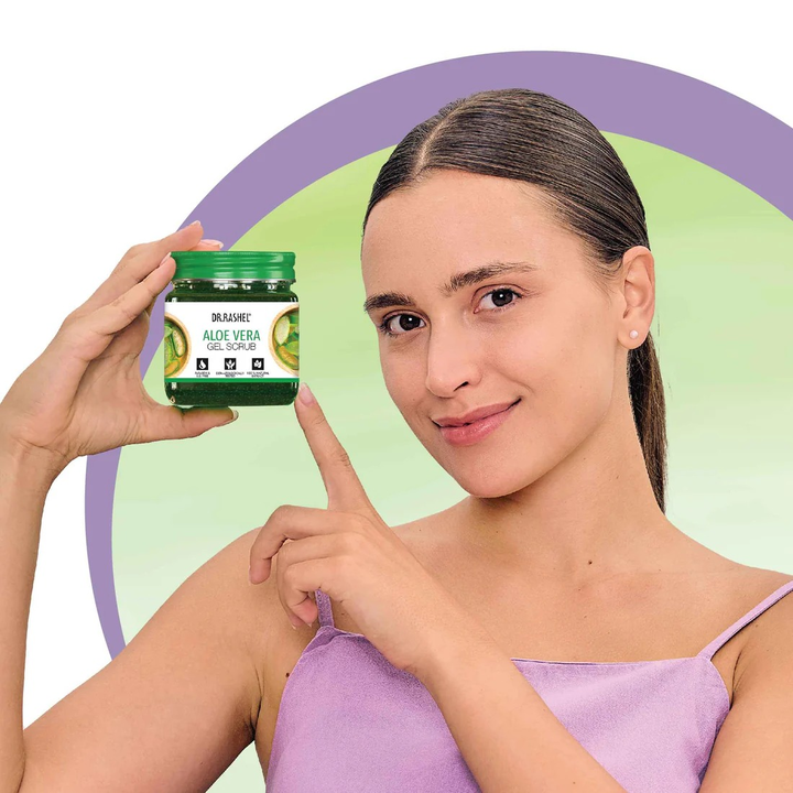 DR.RASHEL ALOE VERA FACE & BODY GEL SCRUB