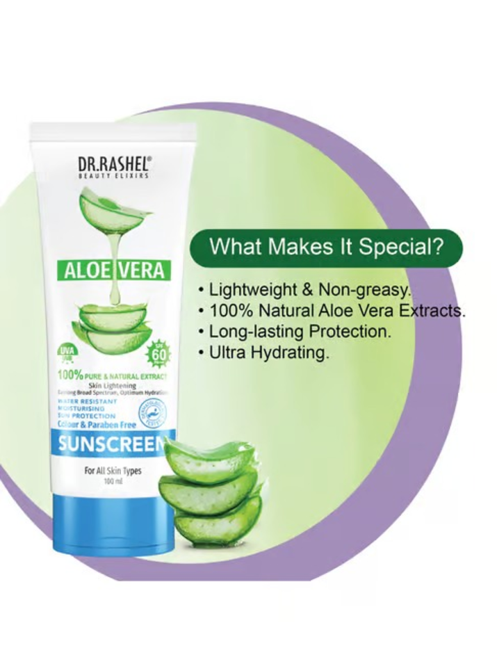 DR.RASHEL ALOE VERA SUNSCREEN SPF60-100ML