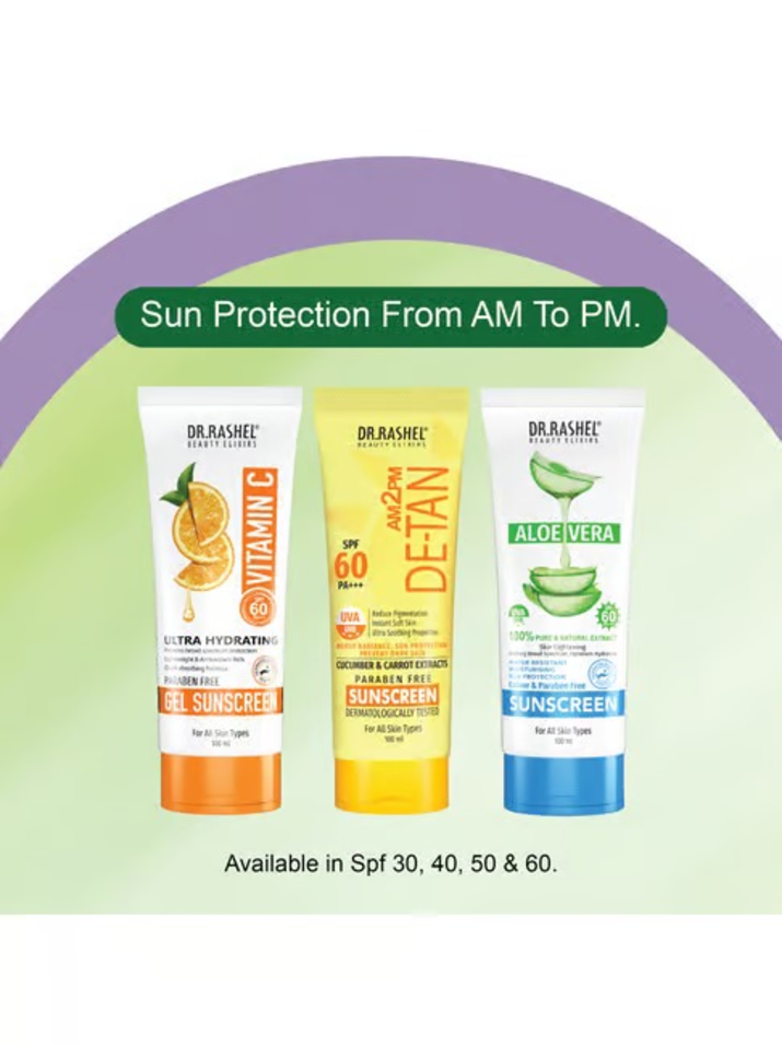 DR.RASHEL ALOE VERA SUNSCREEN SPF60-100ML