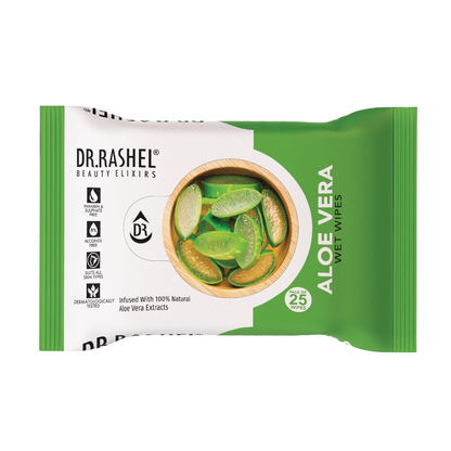 DR.RASHEL ALOEVERA WET WIPES- 25 WIPES/PACK