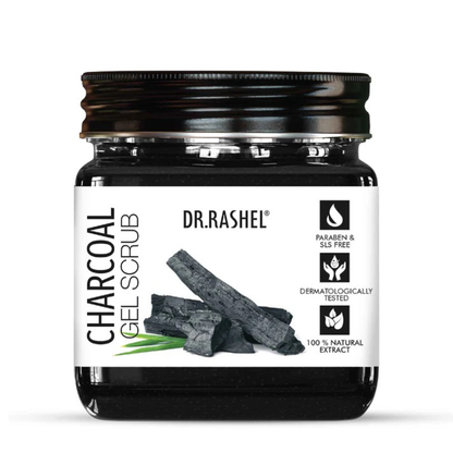 DR.RASHEL CHARCOAL FACE AND BODY GEL- 380 ML