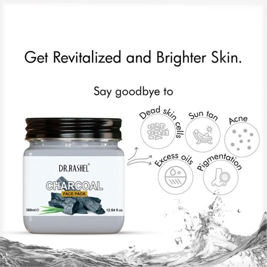 DR.RASHEL CHARCOAL FACE PACK- 380 ML