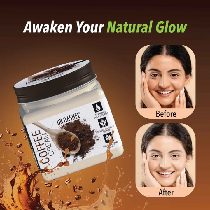DR.RASHEL COFFEE FACE AND BODY CREAM- 380 ML