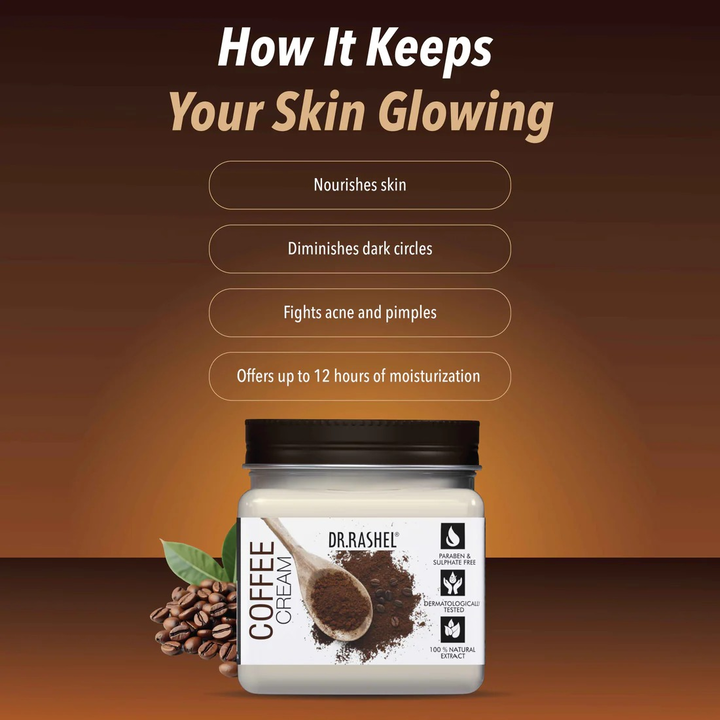DR.RASHEL COFFEE FACE AND BODY CREAM- 380 ML