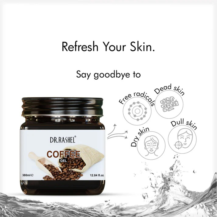 DR.RASHEL COFFEE FACE AND BODY GEL - 380 ML