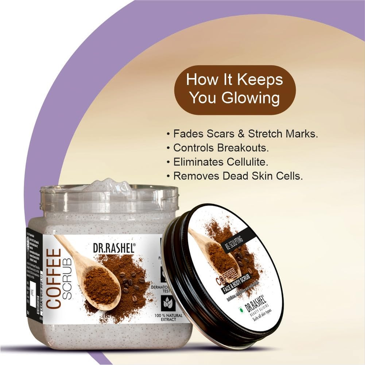 DR.RASHEL COFFEE FACE & BODY SCRUB- 380 ML