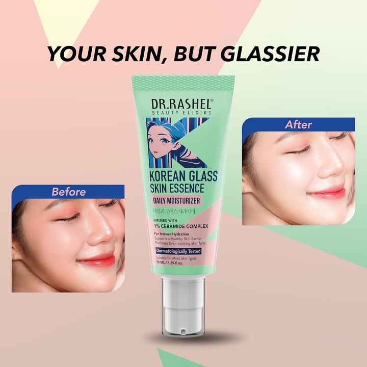 DR.RASHEL DAILY MOISTURISER KOREAN GLASS-50 ML
