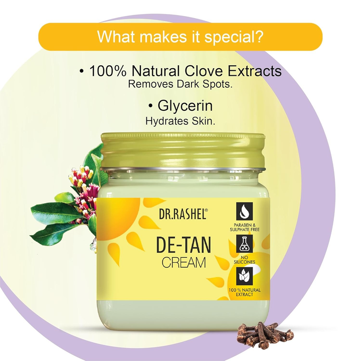 DR.RASHEL DE-TAN FACE AND BODY CREAM- 380 ML