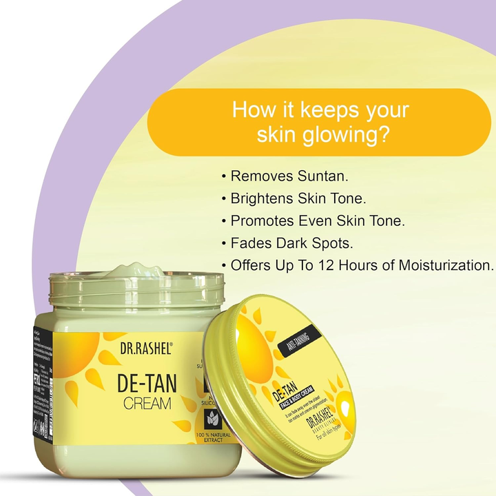 DR.RASHEL DE-TAN FACE AND BODY CREAM- 380 ML