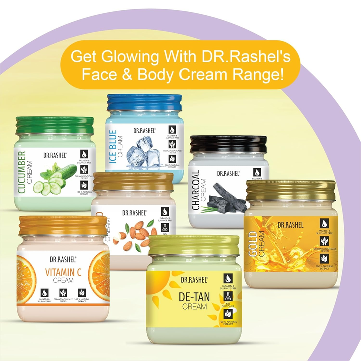 DR.RASHEL DE-TAN FACE AND BODY CREAM- 380 ML