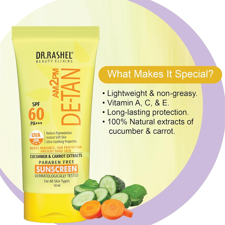 DR.RASHEL DE TAN SUNSCREEN SPF 60-50ML