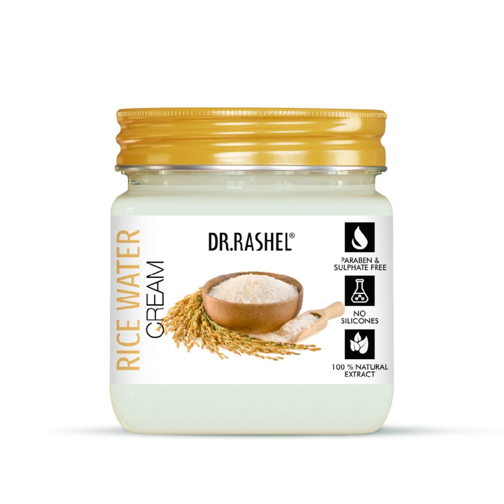 DR. RASHEL FACE & BODY CREAM RICE WATER- 380 ML