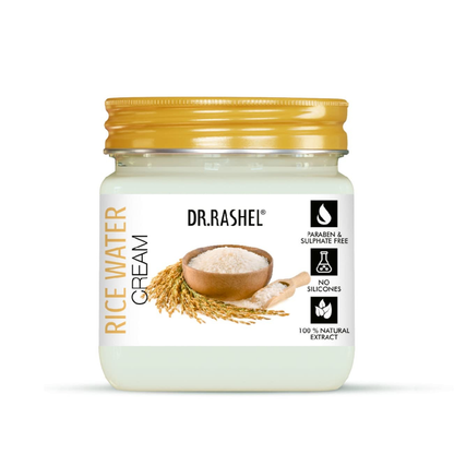 DR. RASHEL FACE & BODY CREAM RICE WATER- 380 ML